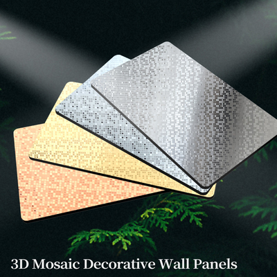 Qualität Hochwertiges neues Produkt Goldmetallmosaik Bambuskohle Co-extrudiertes Holzfurnier Fabrik