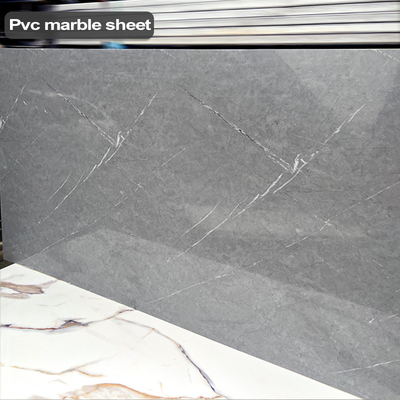 Qualität Dekoration mboo Holzkohle Veneer Modernes Luxus PVC Marmorblech Fabrik