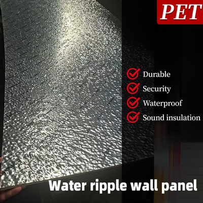 Qualität HAUSTIER 3D Bambusholzkohlen-mit hoher Dichte hölzerne Wand des Wasser-Kräuselungs-Furnierholz-8mm Fabrik